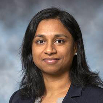Headshot of Mariam Mathew, PhD